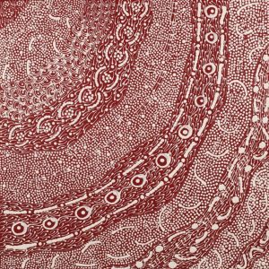 Pikilyi Jukurrpa (Vaughan Springs Dreaming) by Mary Napangardi Butcher