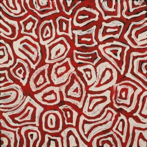 Ngapa Jukurrpa (Water Dreaming)  - Mikanji by Juliette Nampijinpa Brown