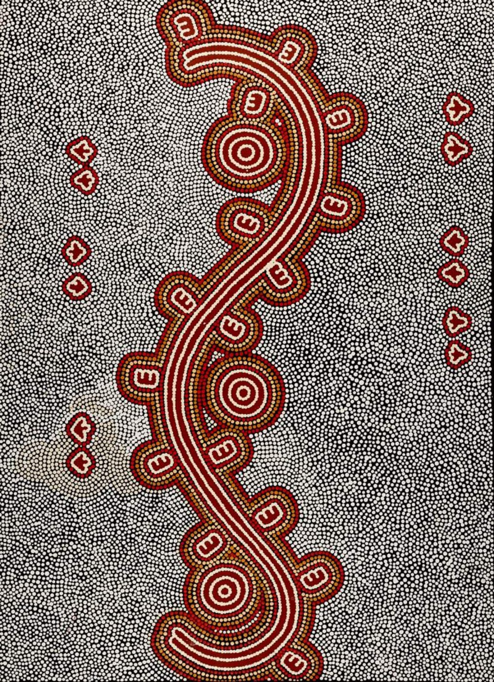 Pamapardu Jukurrpa (Flying Ant Dreaming) - Warntungurru by Kara Napangardi Ross