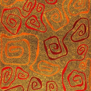 Yarla Jukurrpa (Bush Potato Dreaming) - Yumurrpa by Stephanie Napurrurla Nelson