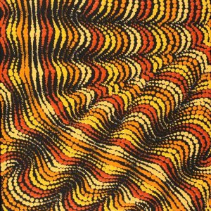 Pamapardu Jukurrpa (Flying Ant Dreaming)  - Warntungurru by Maria Nampijinpa Brown