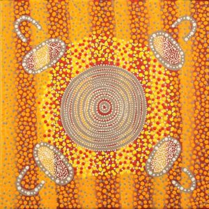 Ngurlu Jukurrpa (Native Seed Dreaming) by Geraldine Napurrurla Langdon