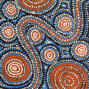 Warna Jukurrpa (Snake Dreaming) by Steven Jakamarra Oldfield