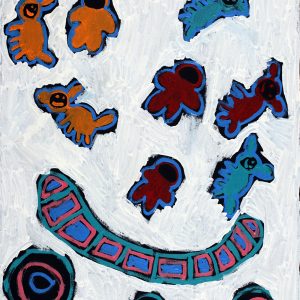 Mina Mina Jukurrpa (Mina Mina Dreaming) by Saraeva Napangardi Marshall