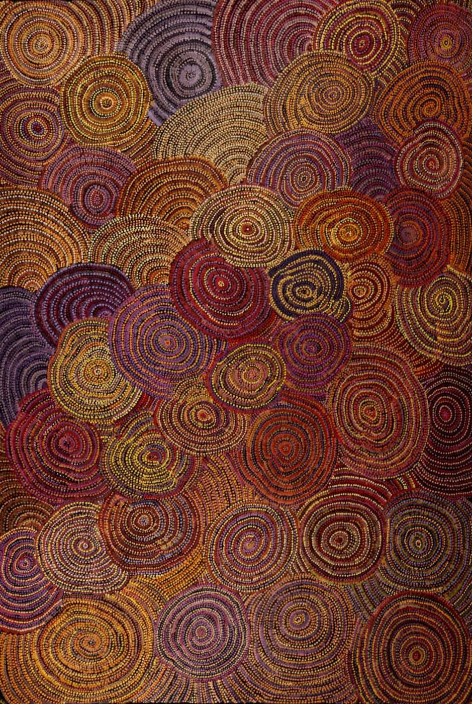 Pikilyi Jukurrpa (Vaughan Springs Dreaming) by Grace Napangardi Butcher