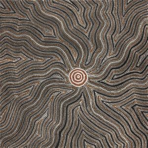 Watiya-warnu Jukurrpa (Seed Dreaming) by Marshall Jangala Robertson