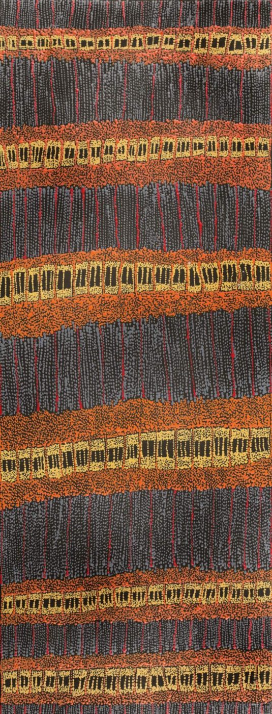 Ngapa Jukurrpa (Water Dreaming) - Pirlinyarnu by Sabrina Nangala Robertson