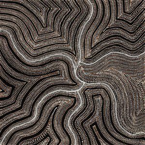 Watiya-warnu Jukurrpa (Seed Dreaming) by Marshall Jangala Robertson