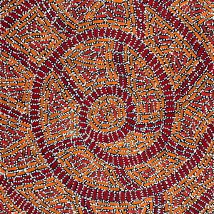 Warlukurlangu Jukurrpa (Fire country Dreaming) by Nathania Nangala Granites