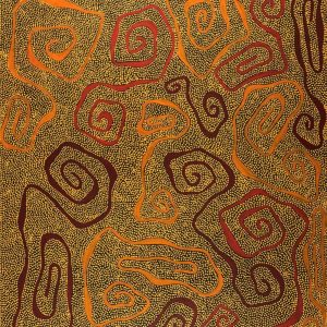 Yarla Jukurrpa (Bush Potato Dreaming) - Yumurrpa by Stephanie Napurrurla Nelson