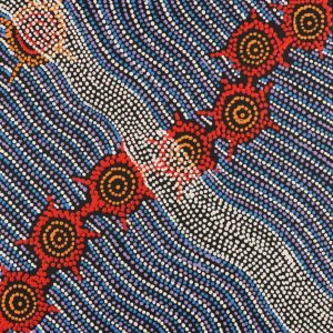 Napaljarri-warnu Jukurrpa (Seven Sisters Dreaming) by Shanna Napanangka Williams