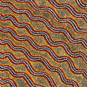 Ngalyipi Jukurrpa (Snakevine Dreaming) - Mina Mina by Geraldine Napangardi Granites by Geraldine Napangardi Granites