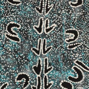 Marlu Jukurrpa (Red Kangaroo Dreaming) Yarnardilyi & Jurnti by Veston Jakamarra Walker