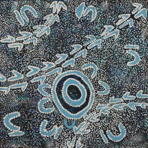 Marlu Jukurrpa (Red Kangaroo Dreaming) Yarnardilyi & Jurnti by Veston Jakamarra Walker