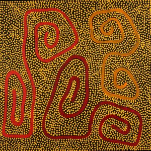 Yarla Jukurrpa (Bush Potato Dreaming) - Yumurrpa by Stephanie Napurrurla Nelson