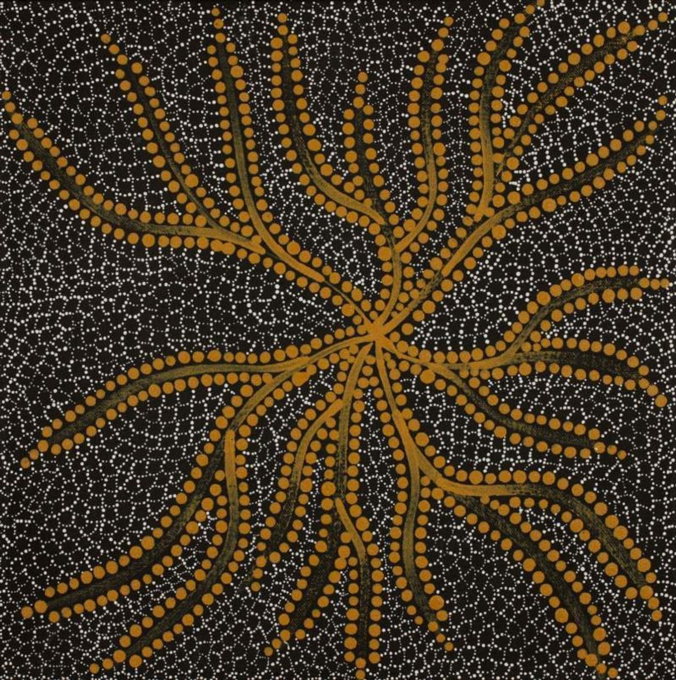 Watiya-warnu Jukurrpa (Seed Dreaming) by Fiona Nungarrayi Kitson