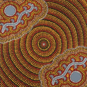Wardapi Jukurrpa (Goanna Dreaming) - Yarripilangu by Ruth Napangardi Langdon