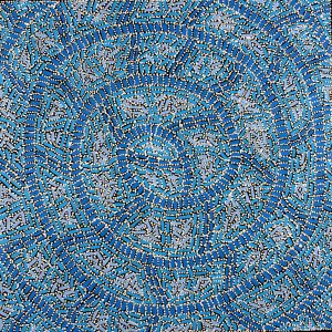 Warlukurlangu Jukurrpa (Fire country Dreaming) by Nathania Nangala Granites