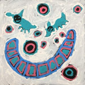 Mina Mina Jukurrpa (Mina Mina Dreaming) by Saraeva Napangardi Marshall