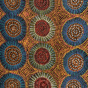 Jintiparnta Jukurrpa (Desert Truffle Dreaming) - Mina Mina by Tina Napangardi Martin