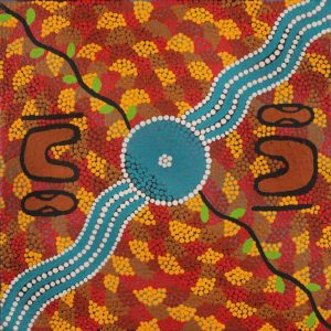 Mina Mina Jukurrpa (Mina Mina Dreaming) by Angelina Napangardi Wilson