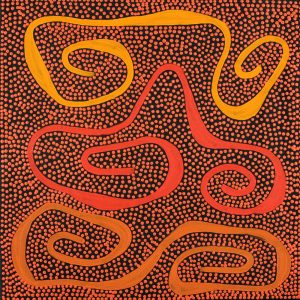 Yarla Jukurrpa (Bush Potato Dreaming) - Yumurrpa by Stephanie Napurrurla Nelson