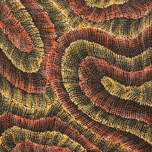 Wanakiji Jukurrpa (Bush Tomato Dreaming) by Debbie Napaljarri Brown