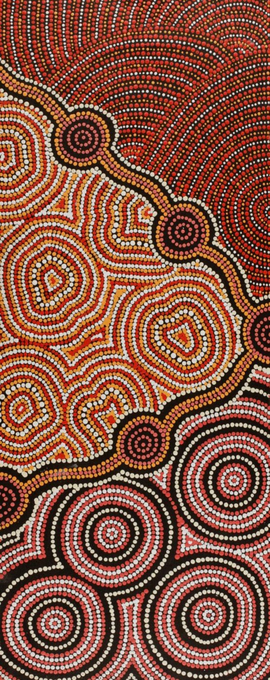 Pamapardu Jukurrpa (Flying Ant Dreaming) - Wapurtali by Mekeisha Napanangka Martin