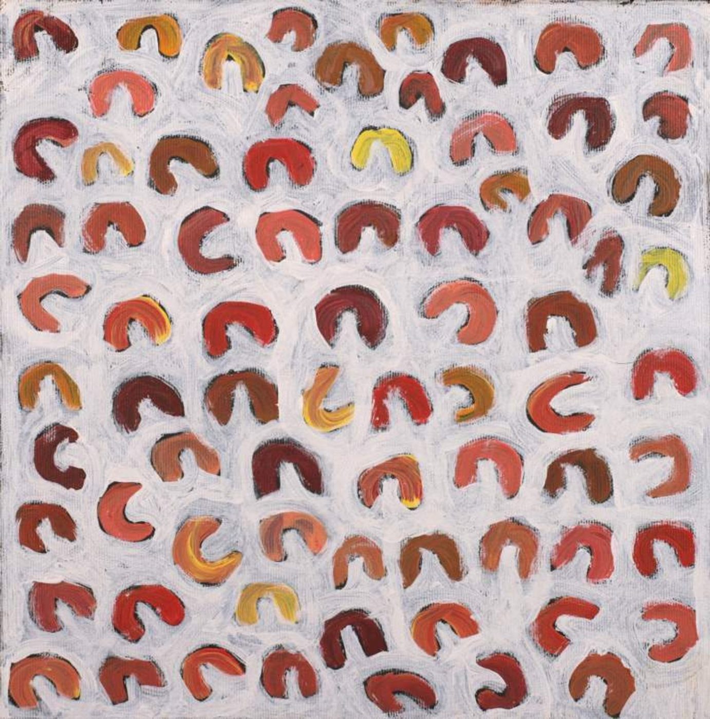 Ngapa Jukurrpa (Water Dreaming) - Puyurru by Bess Napanangka Poulson