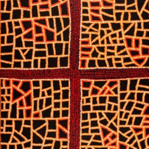 Ngapa Jukurrpa (Water Dreaming)  -  Puyurru by Delores Nangala Robertson