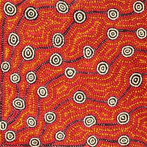 Wardapi Jukurrpa (Goanna Dreaming) - Yarripilangu by Ingrid Napangardi Williams
