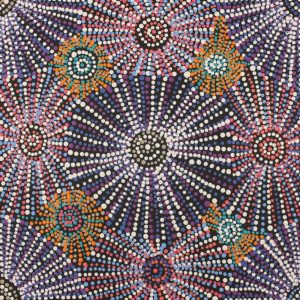 Ngapa Jukurrpa (Water Dreaming)  -  Puyurru by Evelyn Nangala Robertson