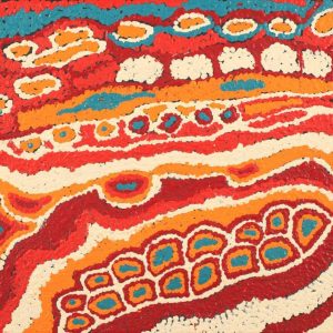 Yarla Jukurrpa (Bush Potato Dreaming) - Cockatoo Creek by Amelia Nakamarra Walker