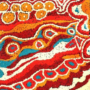 Yarla Jukurrpa (Bush Potato Dreaming) - Cockatoo Creek by Amelia Nakamarra Walker