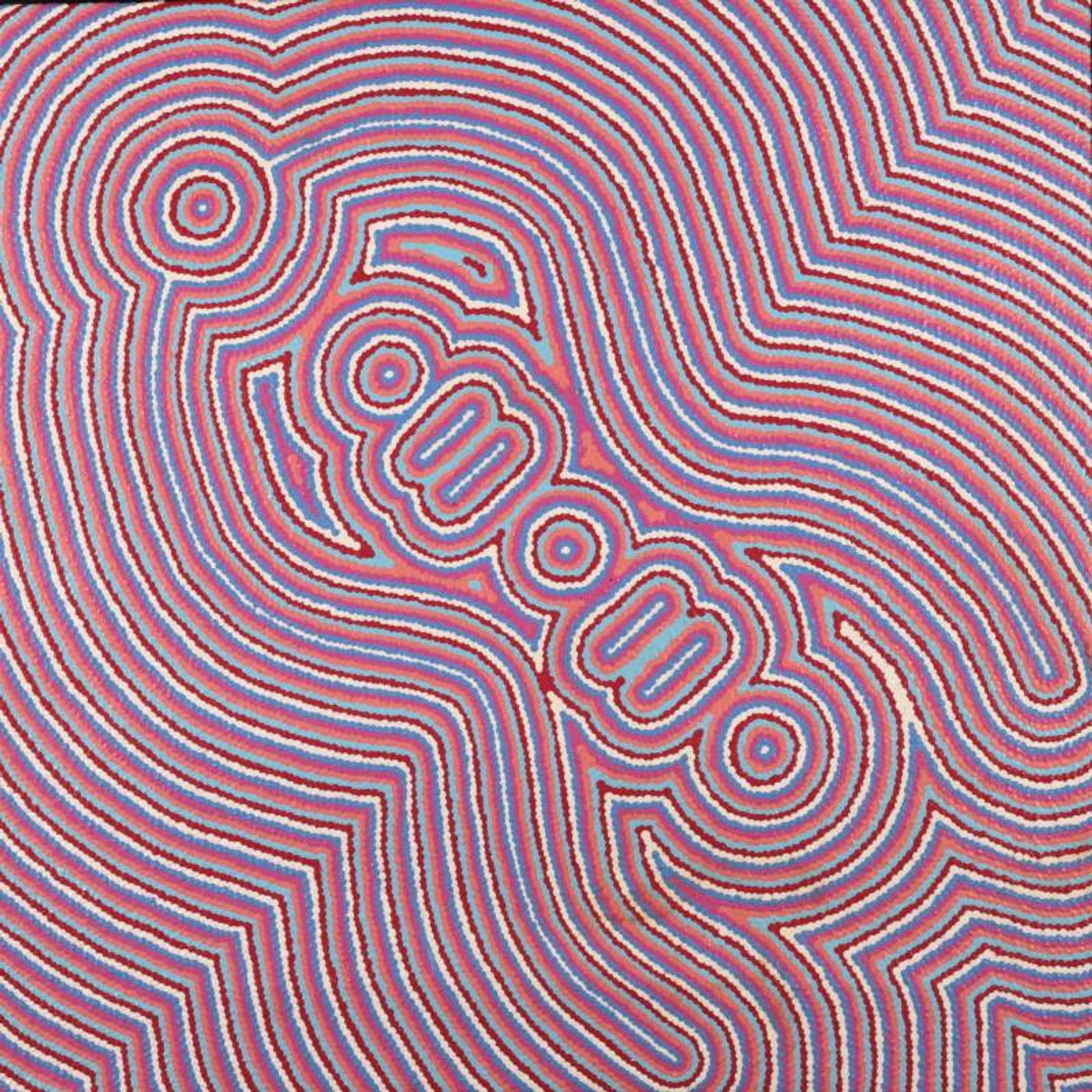 Ngapa Jukurrpa (Water Dreaming) - Pirlinyarnu by Mahalia Nampijinpa Hargraves