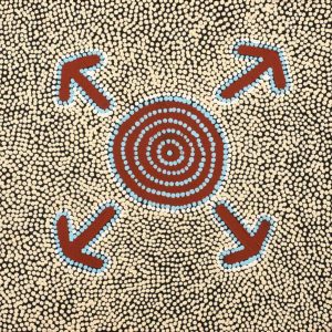 Yankirri Jukurrpa (Emu Dreaming) - Ngarlikirlangu by Michael Japaljarri Wayne