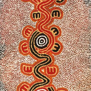 Janganpa Jukurrpa (Brush-tail Possum Dreaming)-  Mawurrji by Ritasha Nampijinpa Martin