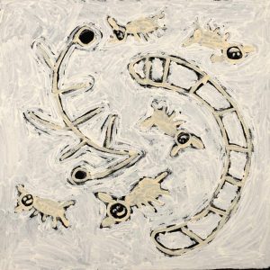 Mina Mina Jukurrpa (Mina Mina Dreaming) by Saraeva Napangardi Marshall