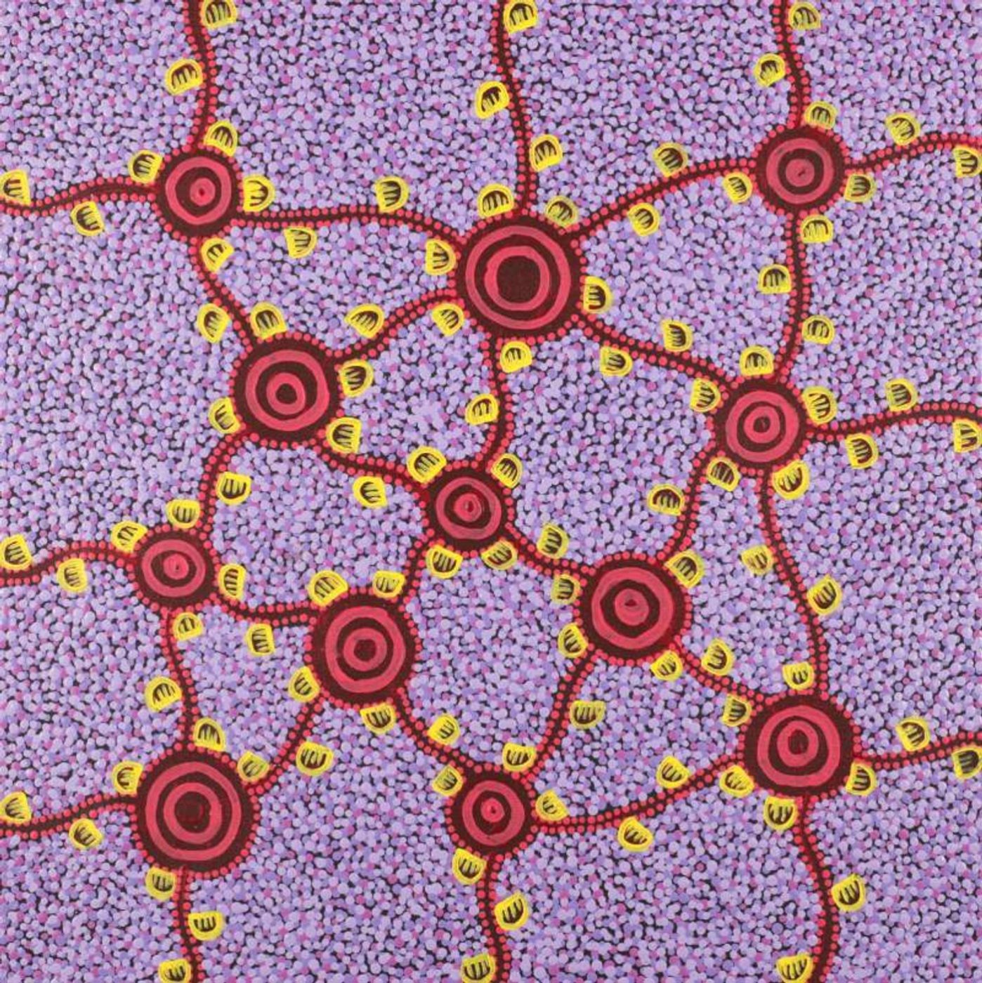 Wardapi Jukurrpa (Goanna Dreaming) - Yarripilangu by Melissa Napangardi Williams