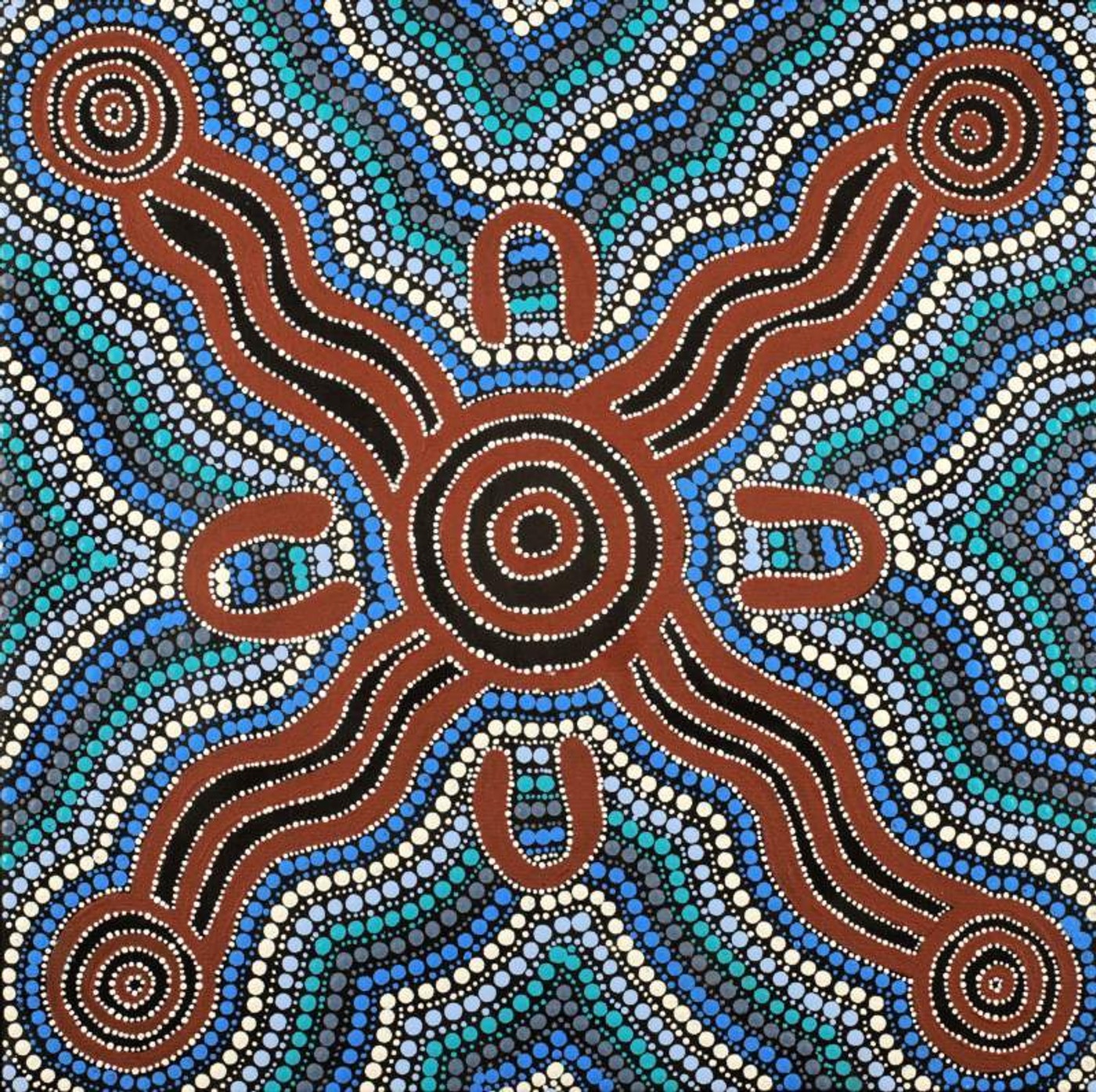 Nguru Yurntumu-wana (Country around Yuendumu) by Patricia Robinson