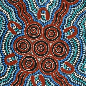 Nguru Yurntumu-wana (Country around Yuendumu) by Patricia Robinson