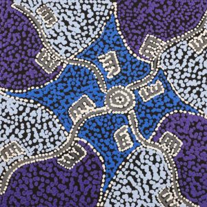 Wardapi Jukurrpa (Goanna Dreaming) - Yarripilangu by Sebastian Japanangka Williams