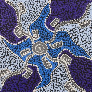 Wardapi Jukurrpa (Goanna Dreaming) - Yarripilangu by Sebastian Japanangka Williams