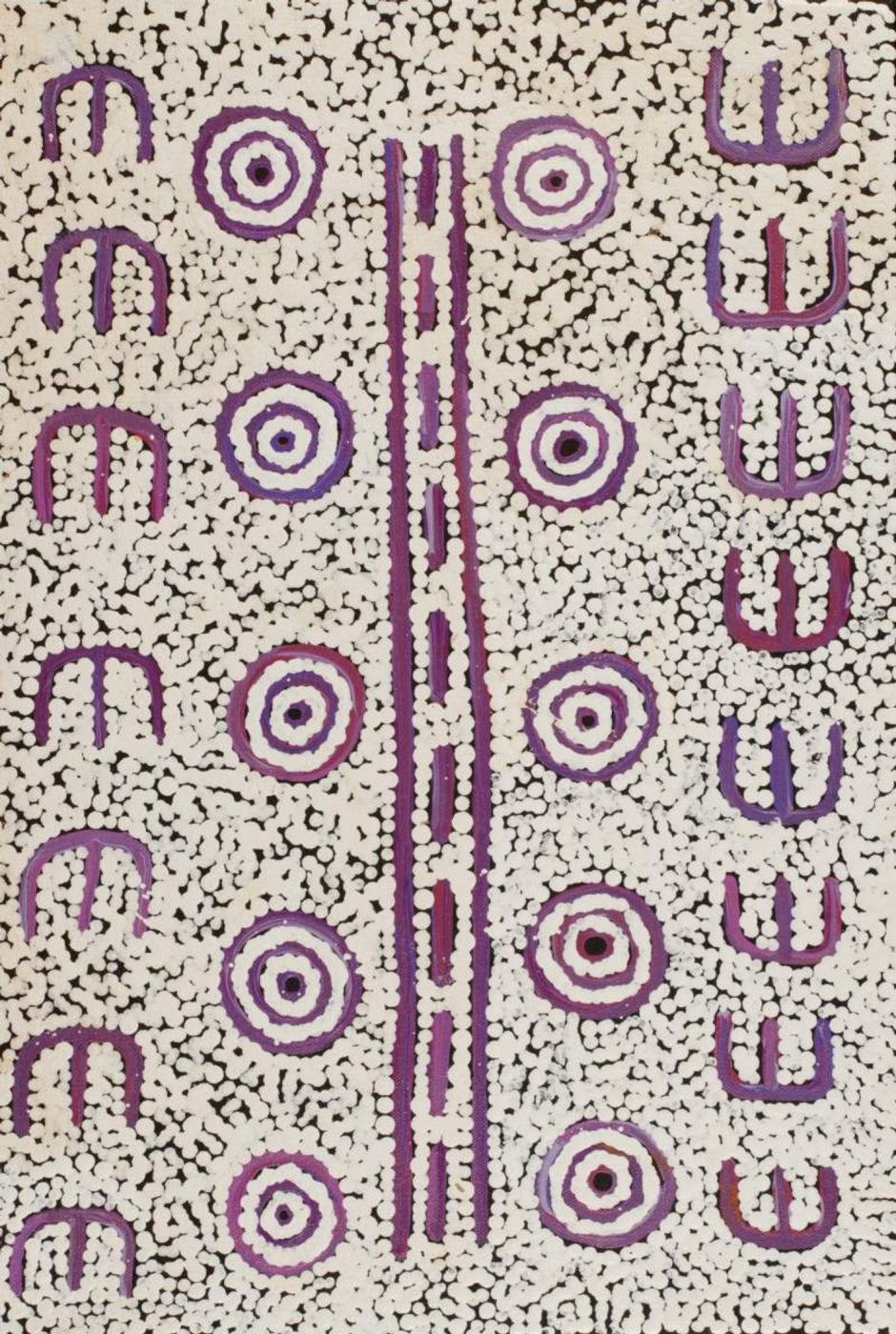 Janganpa Jukurrpa (Brush-tail Possum Dreaming)- Mawurrji by Bethany Nakamarra Langdon