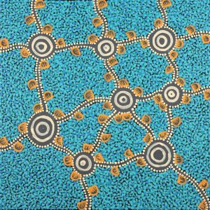 Wardapi Jukurrpa (Goanna Dreaming) - Yarripilangu by Melissa Napangardi Williams