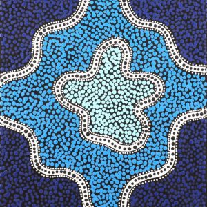Ngapa Jukurrpa (Water Dreaming)  -  Puyurru by Shekina Nangala Sampson