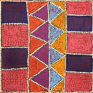 Yawakiyi Jukurrpa (Native Currant Dreaming) by Geraldine Napurrurla Wilson