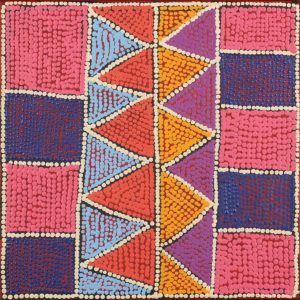 Yawakiyi Jukurrpa (Native Currant Dreaming) by Geraldine Napurrurla Wilson