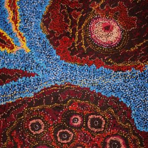 Ngapa Jukurrpa (Water Dreaming) - Puyurru by Shekina Nangala Sampson