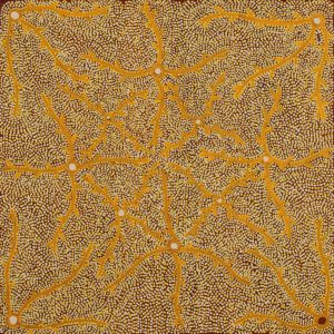 Ngurlu Jukurrpa (Native Seed Dreaming) by Geraldine Napurrurla Langdon